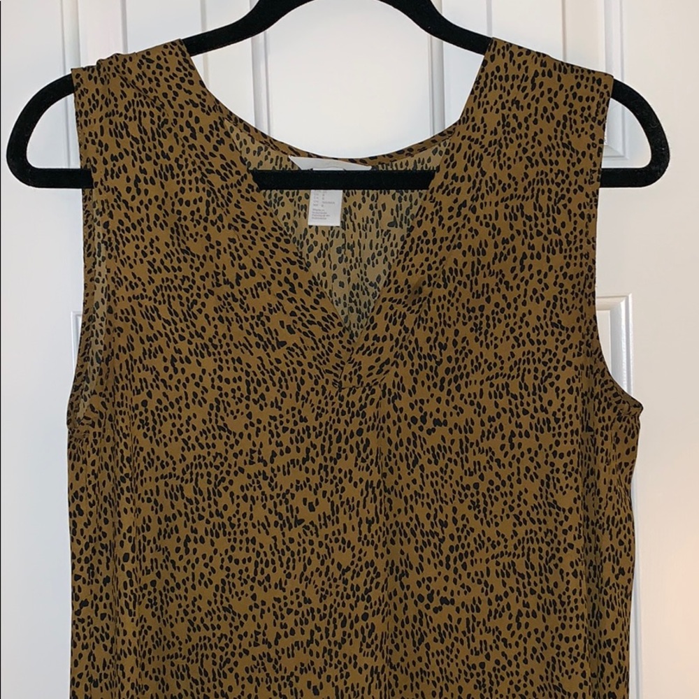 Animal print H&M blouse